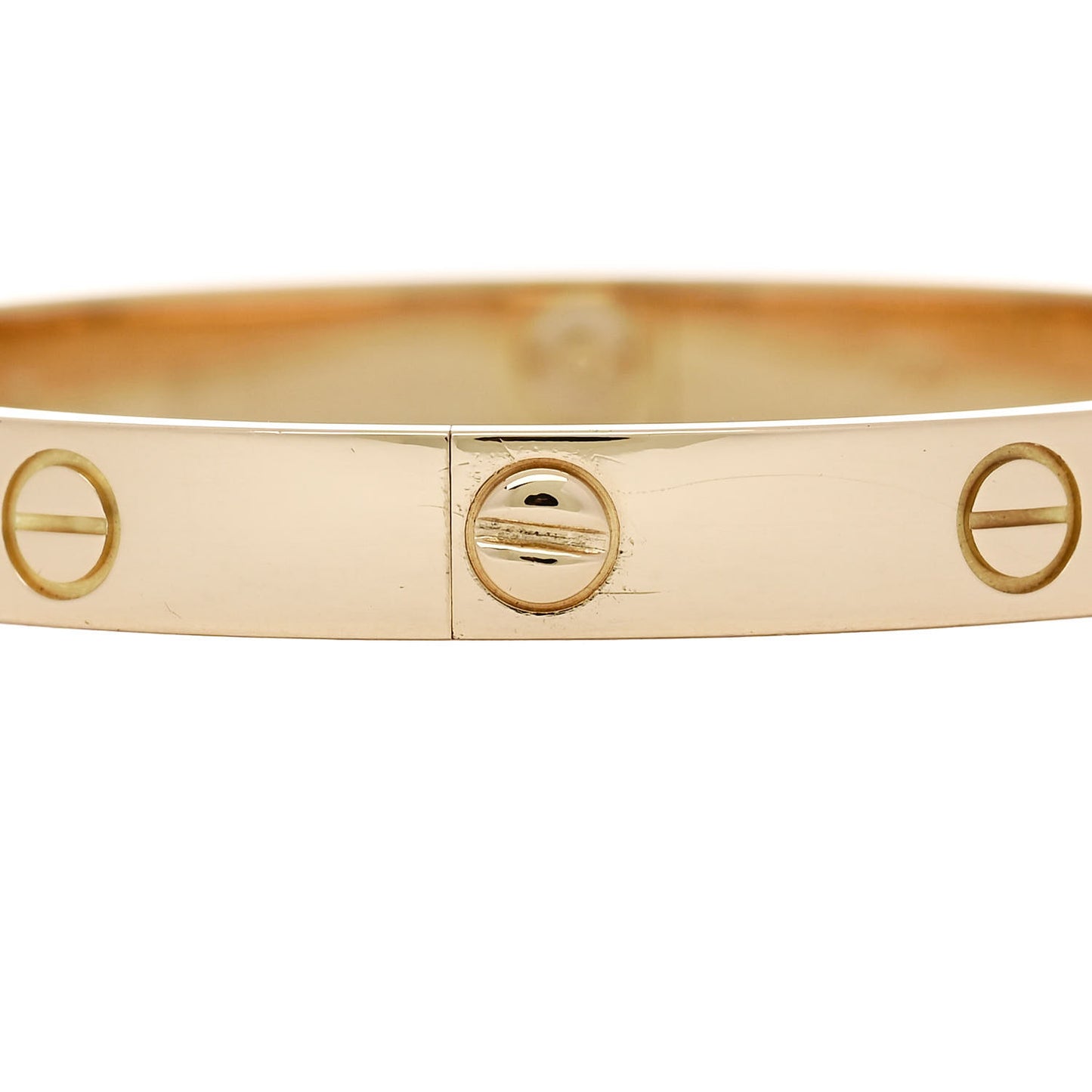 18K Yellow Gold LOVE Bracelet 17