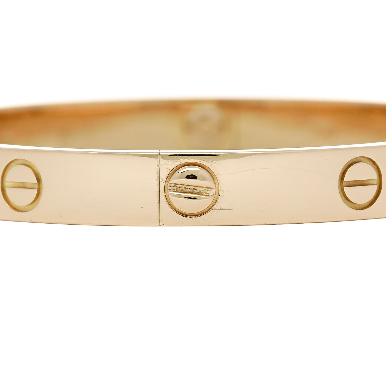 Cartier 18K Yellow Gold LOVE Bracelet 17 6 of 7
