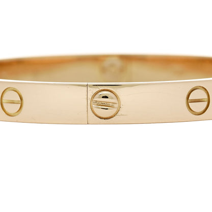Cartier 18K Yellow Gold LOVE Bracelet 17 6 of 7