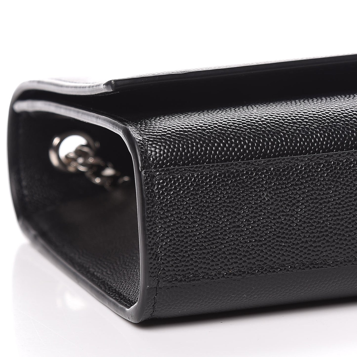 Grain De Poudre Medium Classic Monogram Kate Satchel Black