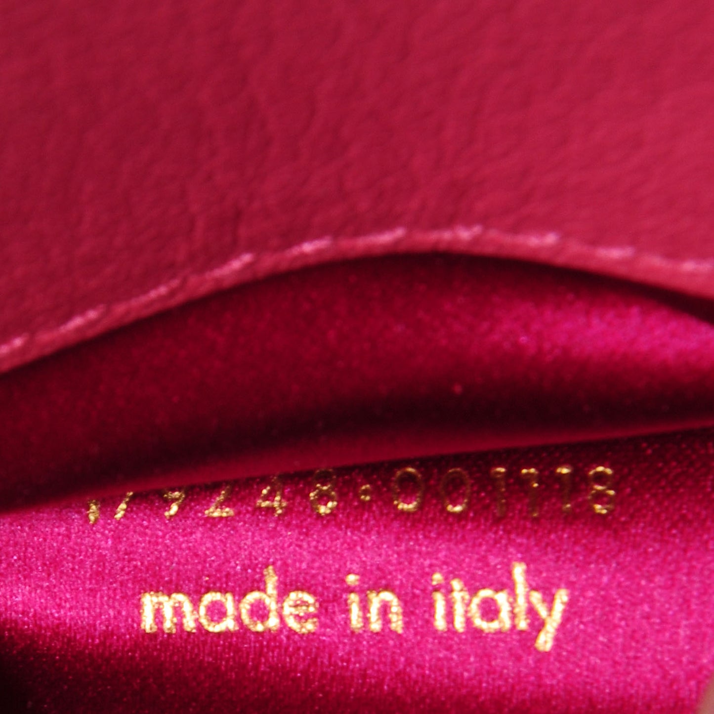 Goatskin Small Belle de Jour Clutch Fuchsia