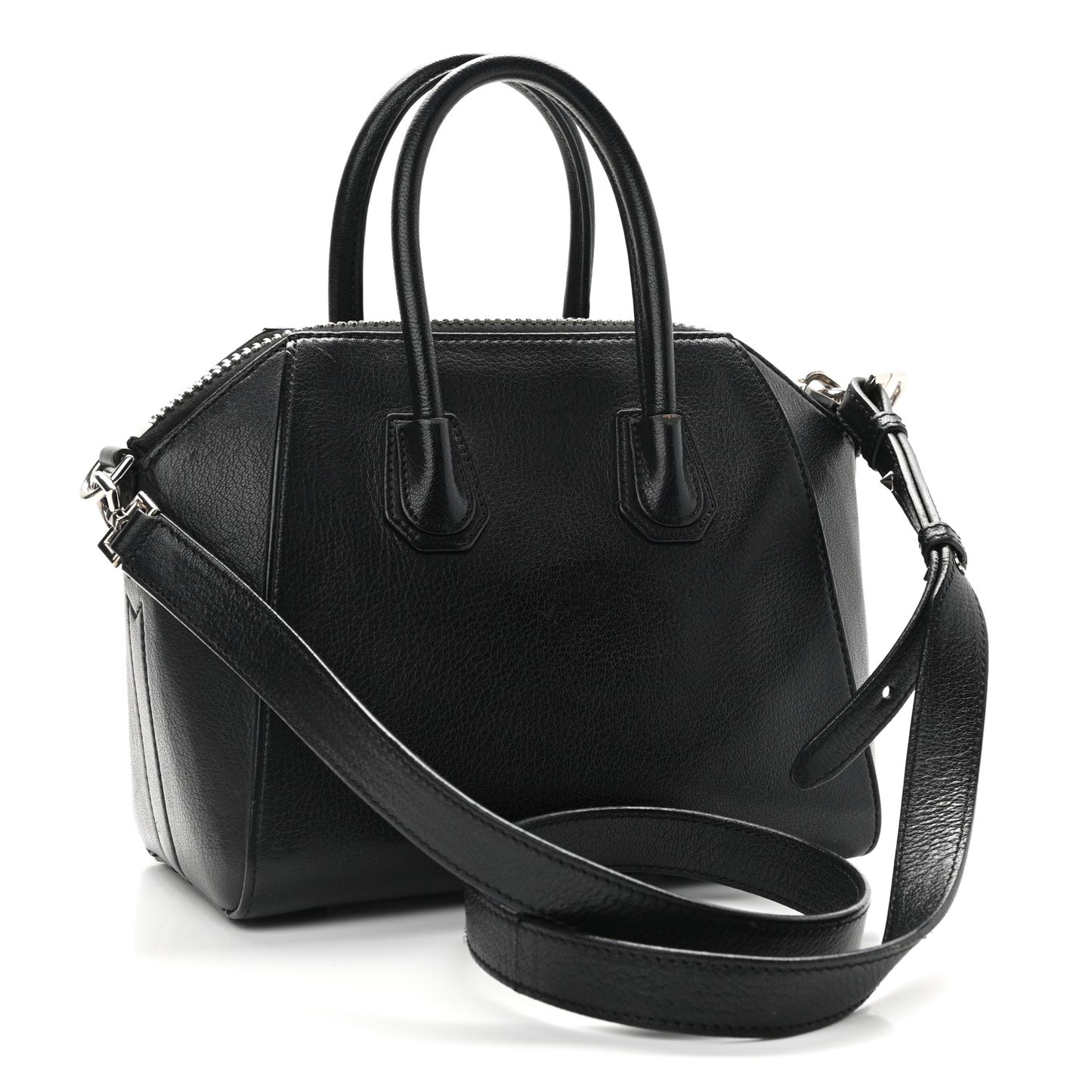 Sugar Goatskin Mini Antigona Black