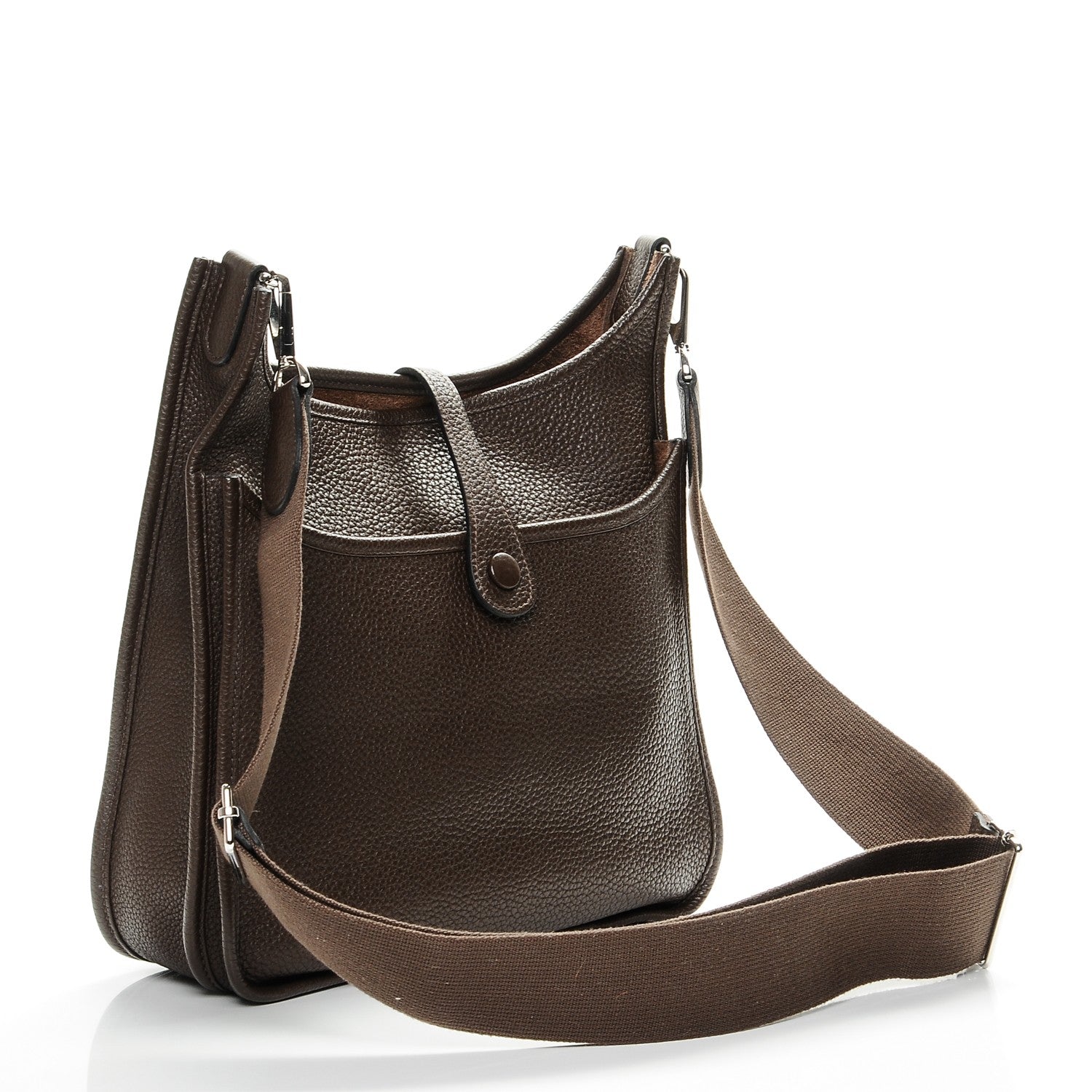 Hermes Taurillon Clemence Evelyne III PM Moka 3 of 7