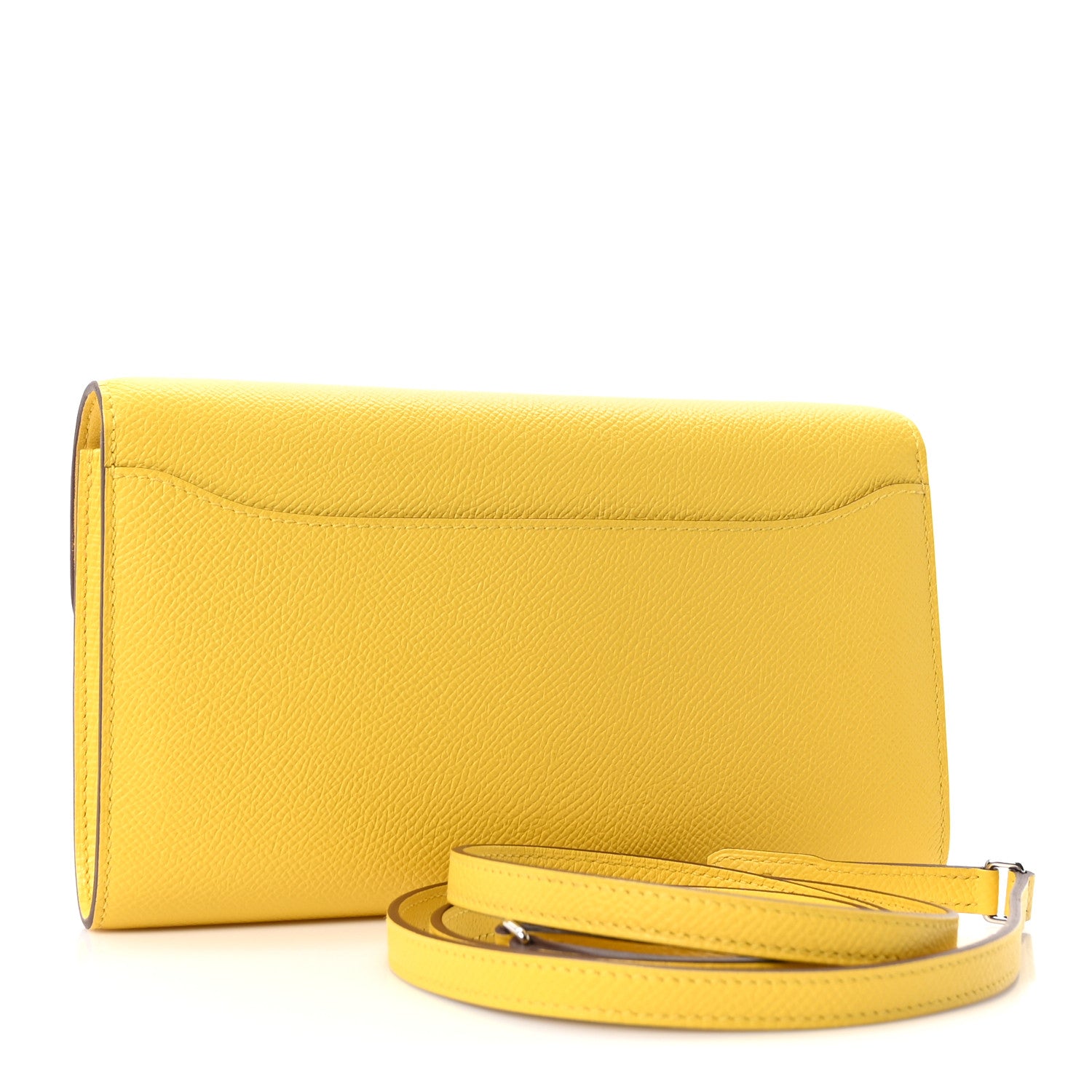 Hermes Epsom Constance Long Wallet To Go Jaune de Naples 3 of 10