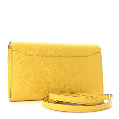 Hermes Epsom Constance Long Wallet To Go Jaune de Naples 3 of 10