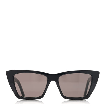 Saint Laurent Acetate Mica Cat Eye Sunglasses SL 276 Black 2 of 8