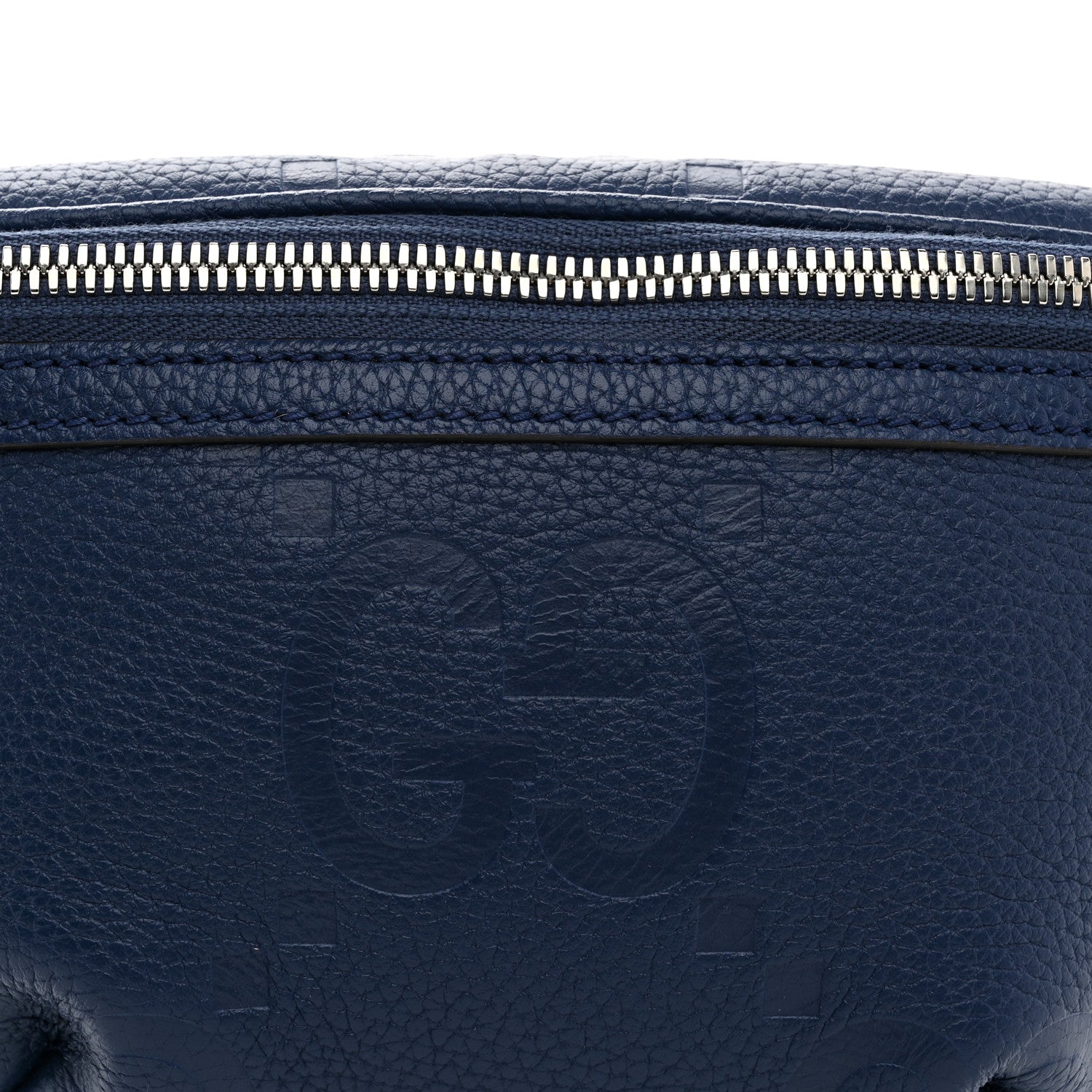 Gucci Piuma Calfskin Jumbo GG Embossed Small Belt Bag Royale 8 of 10