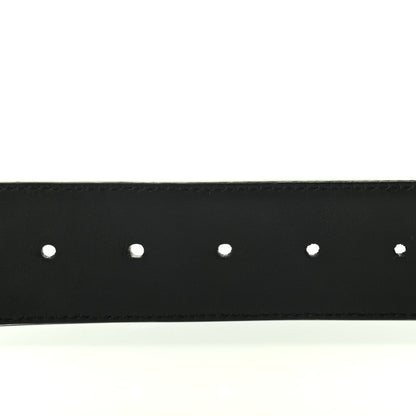 Fendi Vitello Century Bi-Color FF 1974 Embossed Belt 105 42 Maya Black 3 of 5