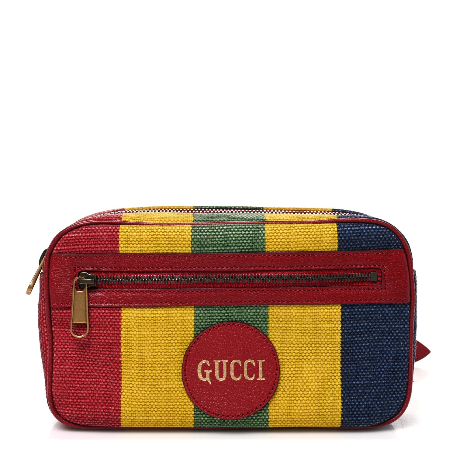Gucci Canvas Marley Stripe Script Logo Gucci 100 Belt Bag 80 32 Multicolor 1 of 9
