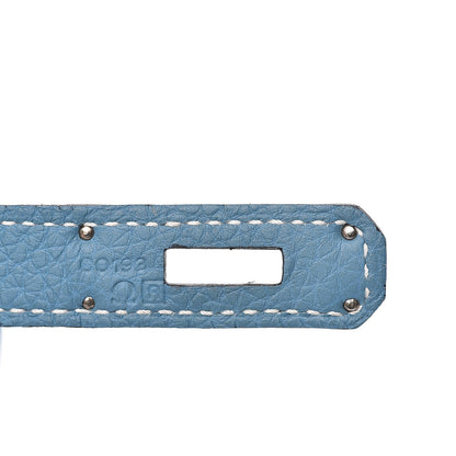 Hermes Togo Birkin 35 Blue Jean 10 of 28