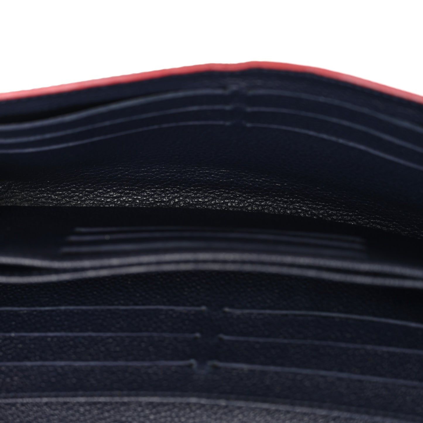 Empreinte Pont-Neuf Wallet Marine Rouge