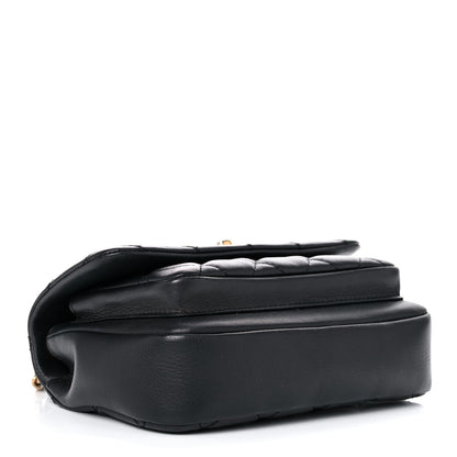 Chanel Calfskin Quilted Top Handle Flap Black 4 of 11