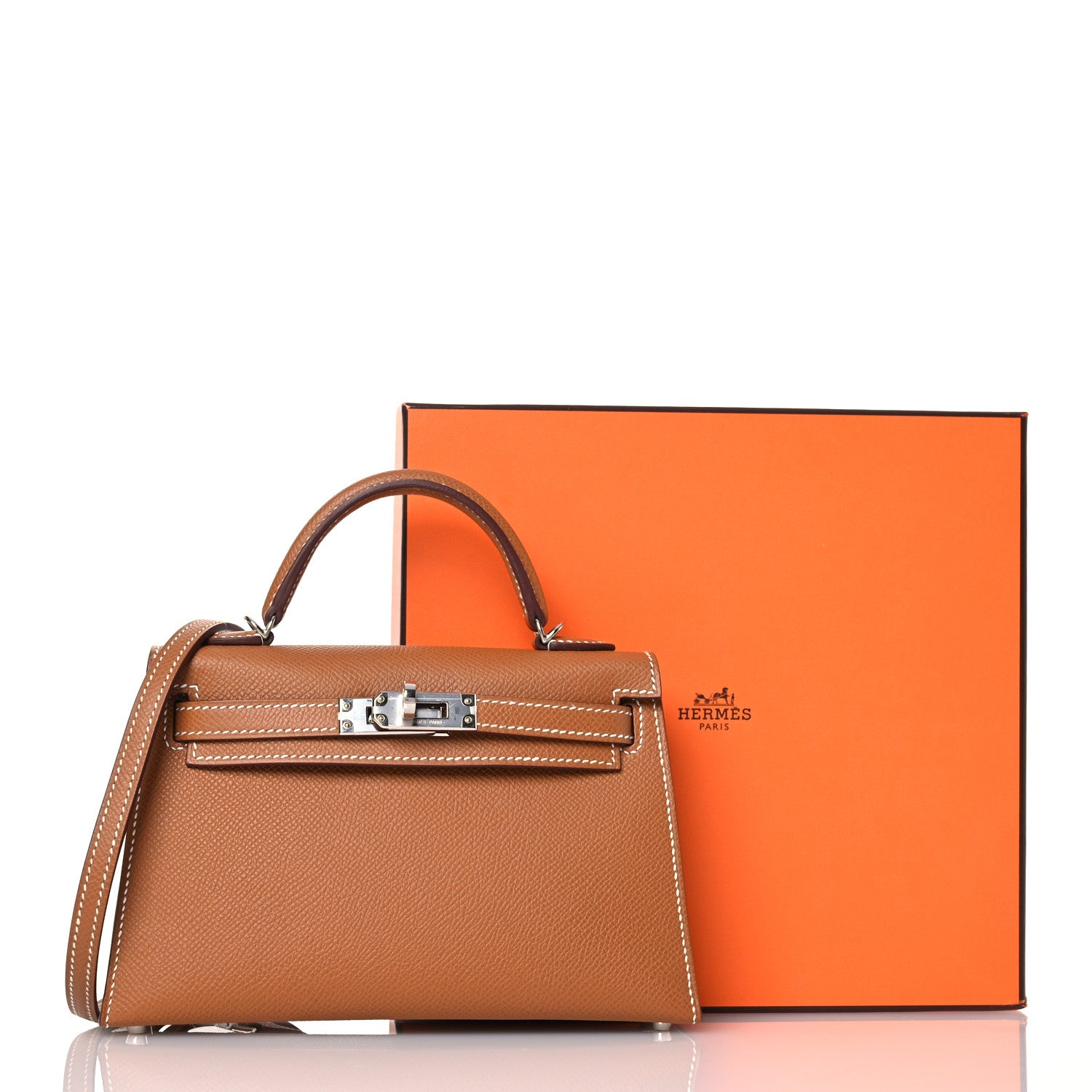 Hermes Epsom Mini Kelly Sellier 20 Gold 12 of 12