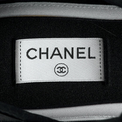 Chanel Velvet Calfskin Mixed Fibers CC Sneakers 40.5 Black 8 of 10