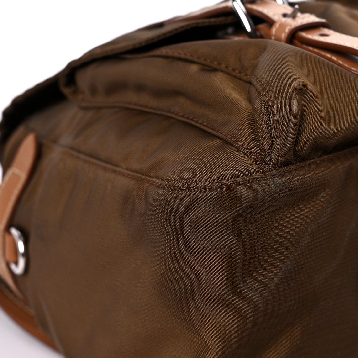 Prada Tessuto Nylon Messenger Bag Bruciato 7 of 15