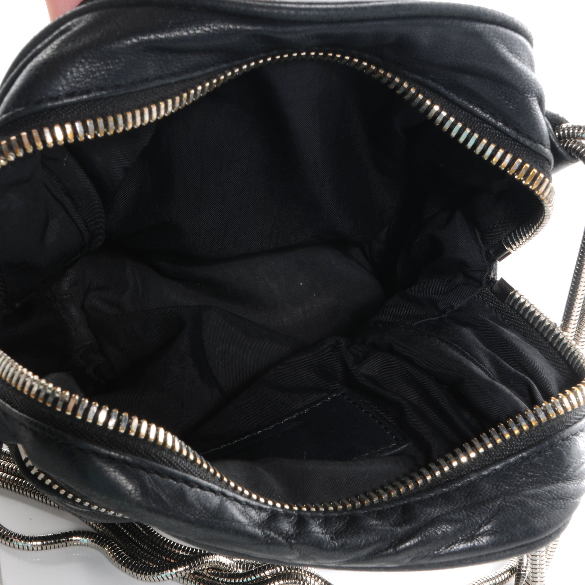 Alexander Wang Lambskin Mini Brenda Chain Camera Bag Black 5 of 7