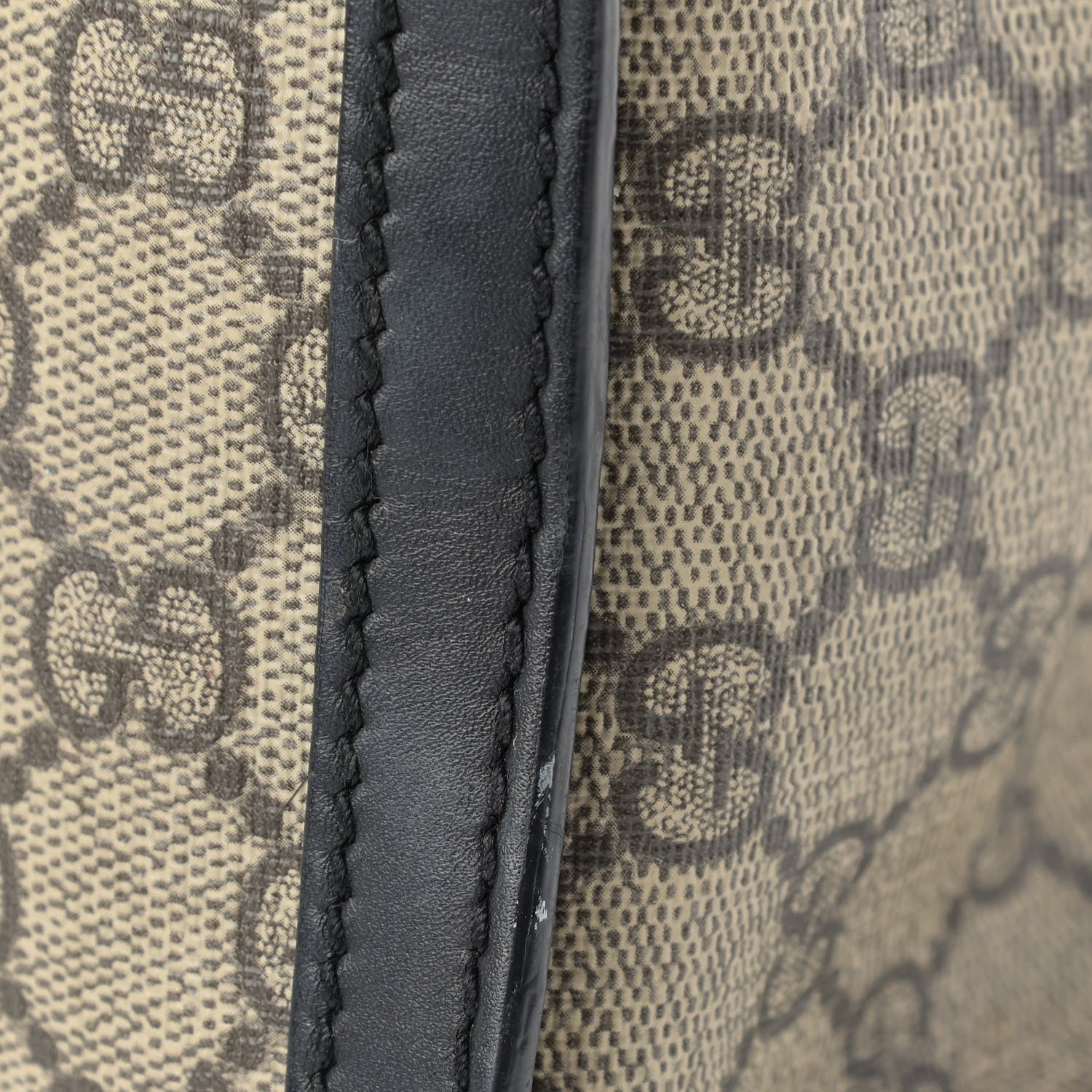 Gucci GG Supreme Monogram Medium Padlock Tote Black 10 of 14