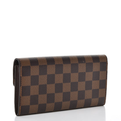 Louis Vuitton Damier Ebene Emilie Wallet 3 of 9