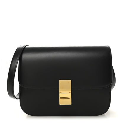Celine Box Calfskin Medium Classic Box Flap Black 1 of 9