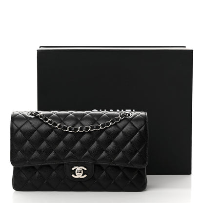 Chanel Caviar Quilted Medium Double Flap Black 14 of 14