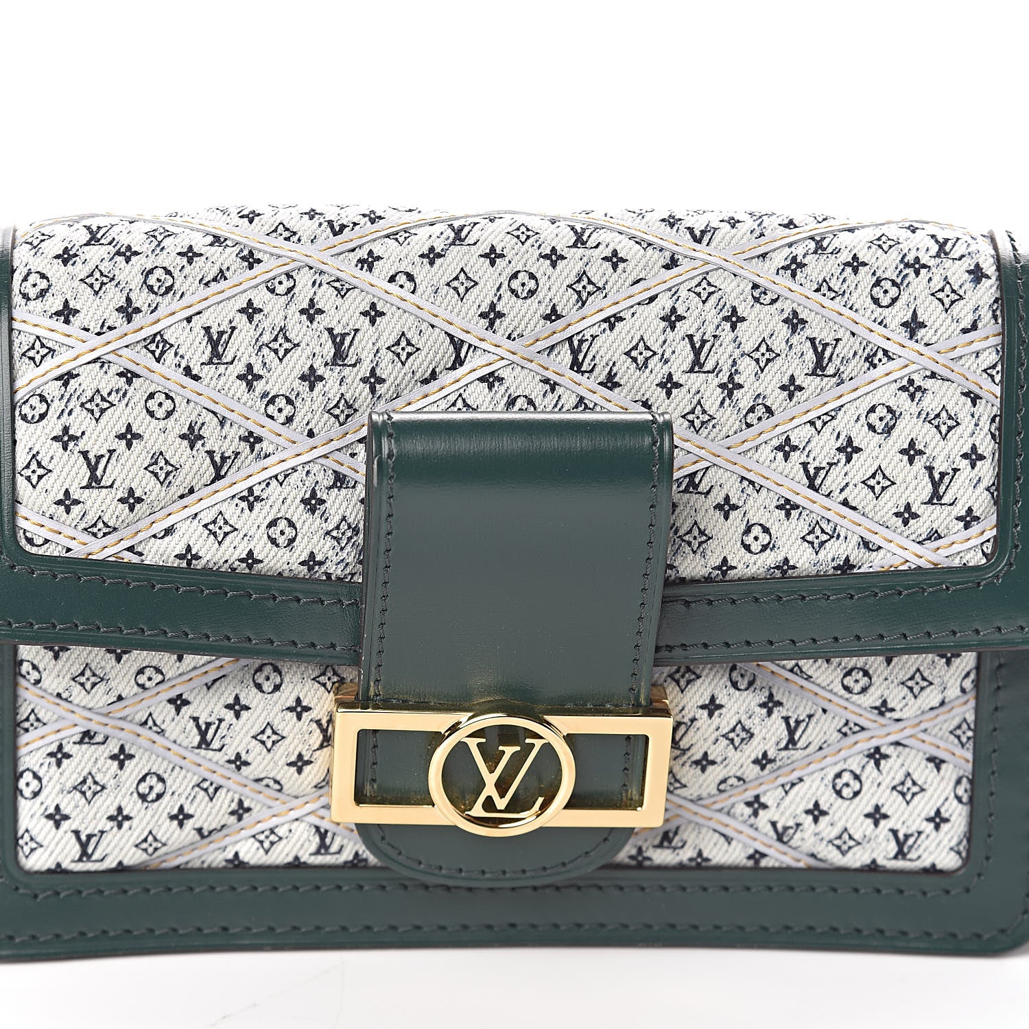 Louis Vuitton Denim Printed Monogram Dauphine Mini Bumbag 9 of 9