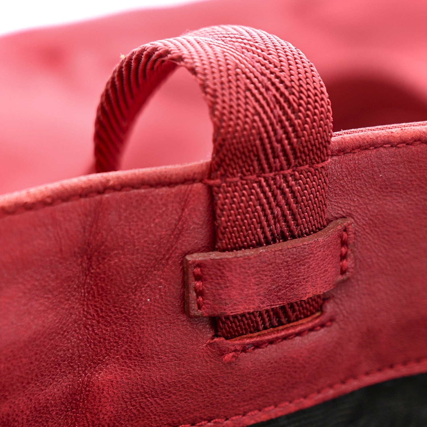 Prada Nylon Zip Tote Bag Granato 14 of 16