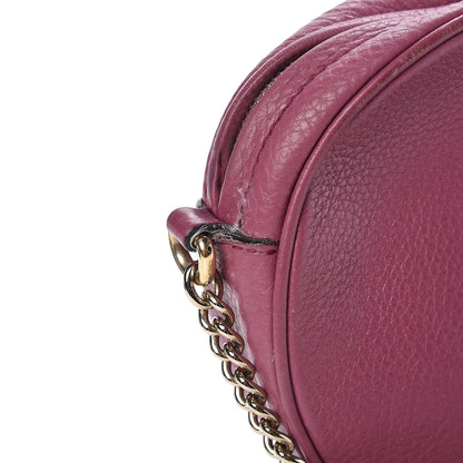 Gucci Cellarius Calfskin Mini Soho Chain Bag Peonia Flower 9 of 12