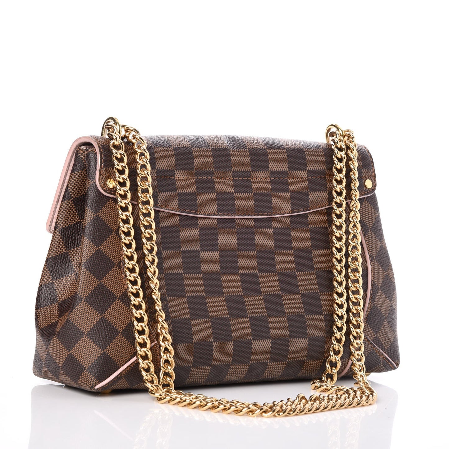 Damier Ebene Caissa Clutch Rose Ballerine