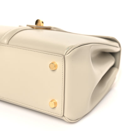 Celine Satinated Calfskin Small 16 Top Handle Bag Beige 8 of 8