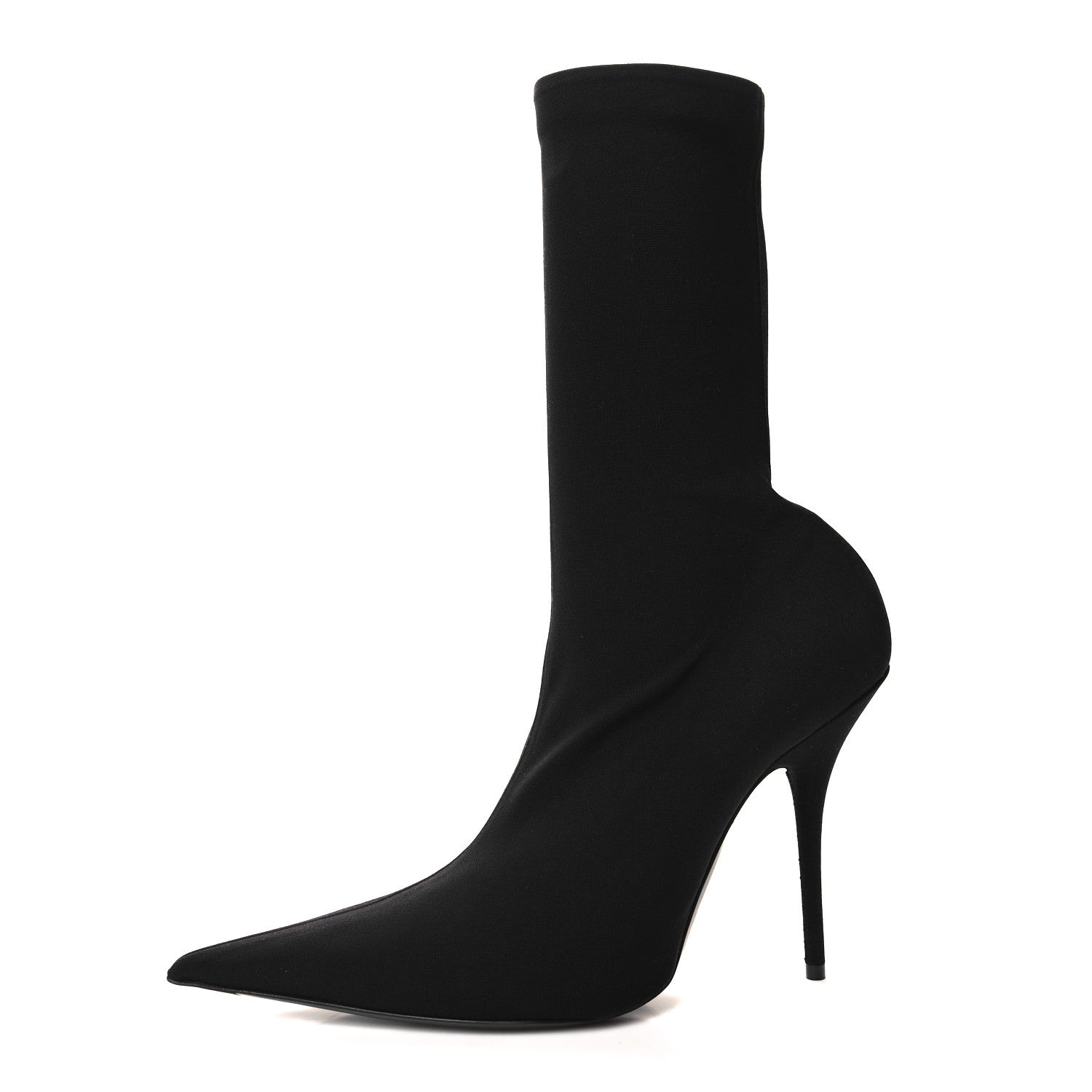 Balenciaga Jersey Crepe Round Toe Knife Booties 41 Black 1 of 7