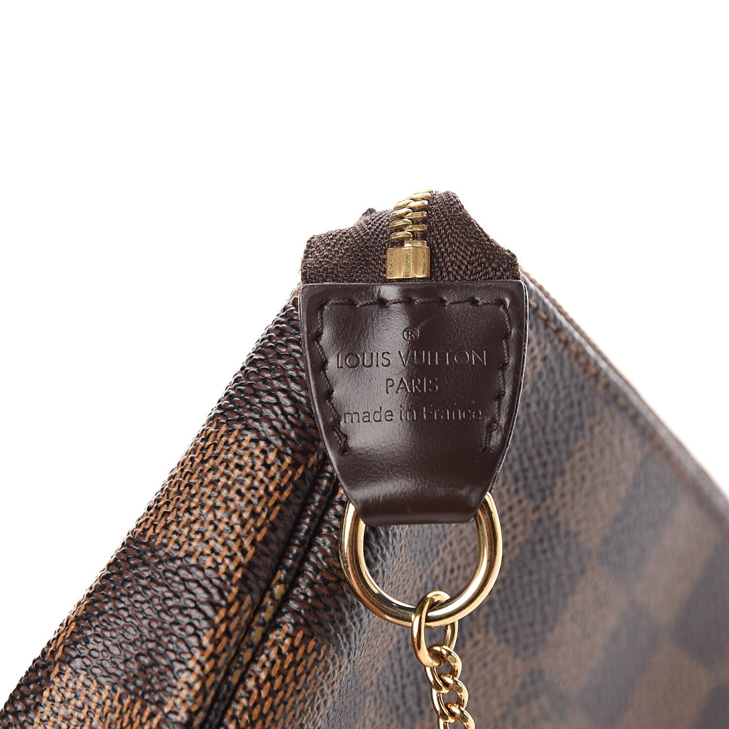 Louis Vuitton Damier Ebene Complice Trunks and Bags Mini Pochette Accessories Red 6 of 10