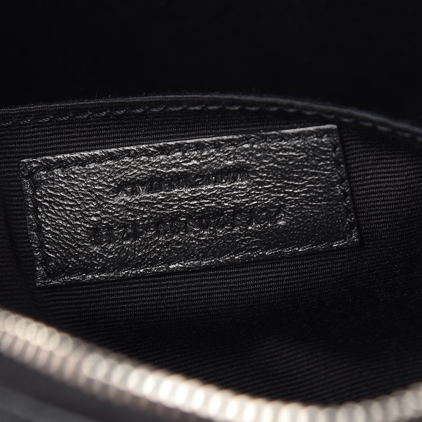 Lambskin Monogram Small Lou Camera Bag Black