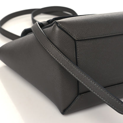 Celine Grained Calfskin Micro Belt Bag Grey 8 of 12