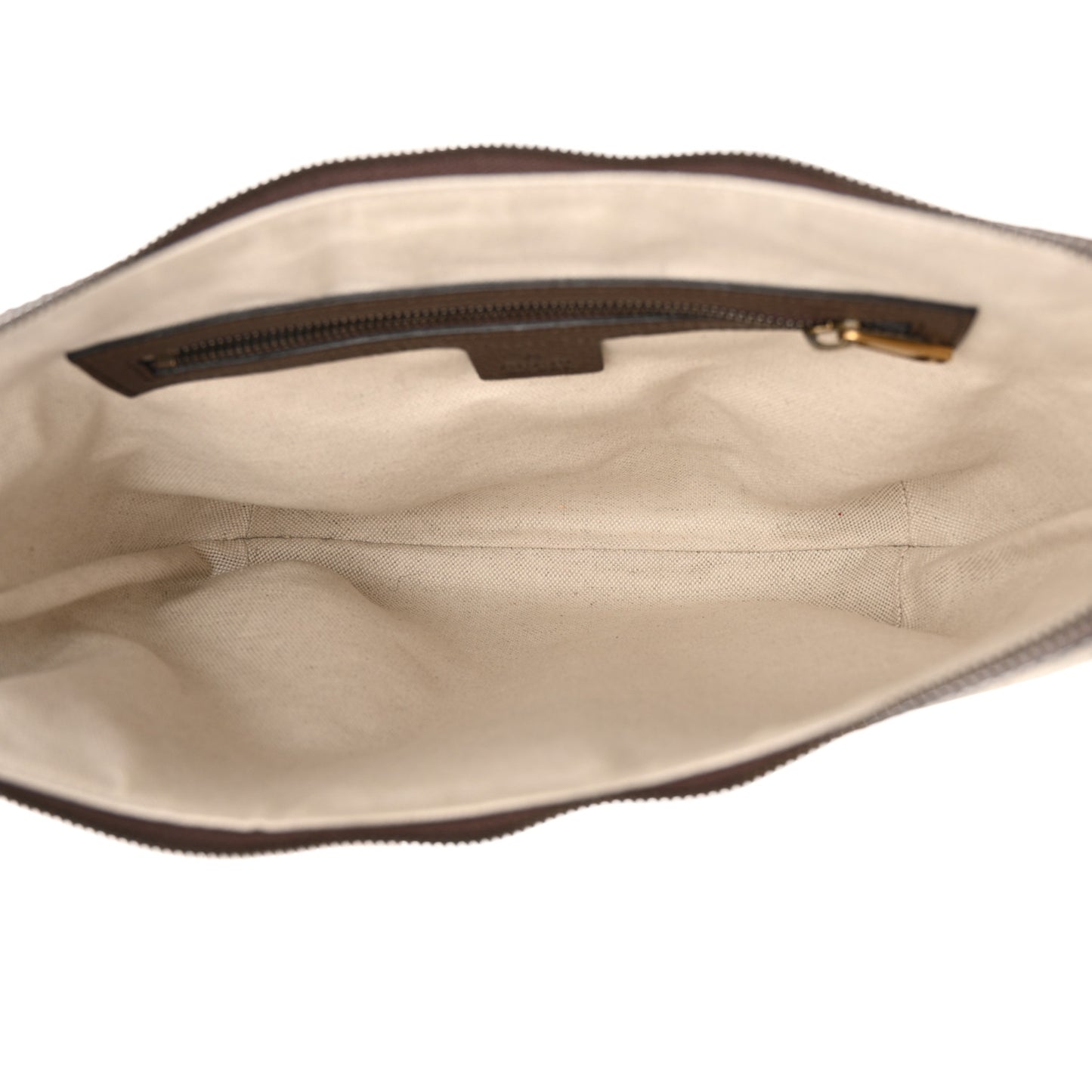 GG Supreme Monogram Web Small Ophidia Half Moon Hobo Brown