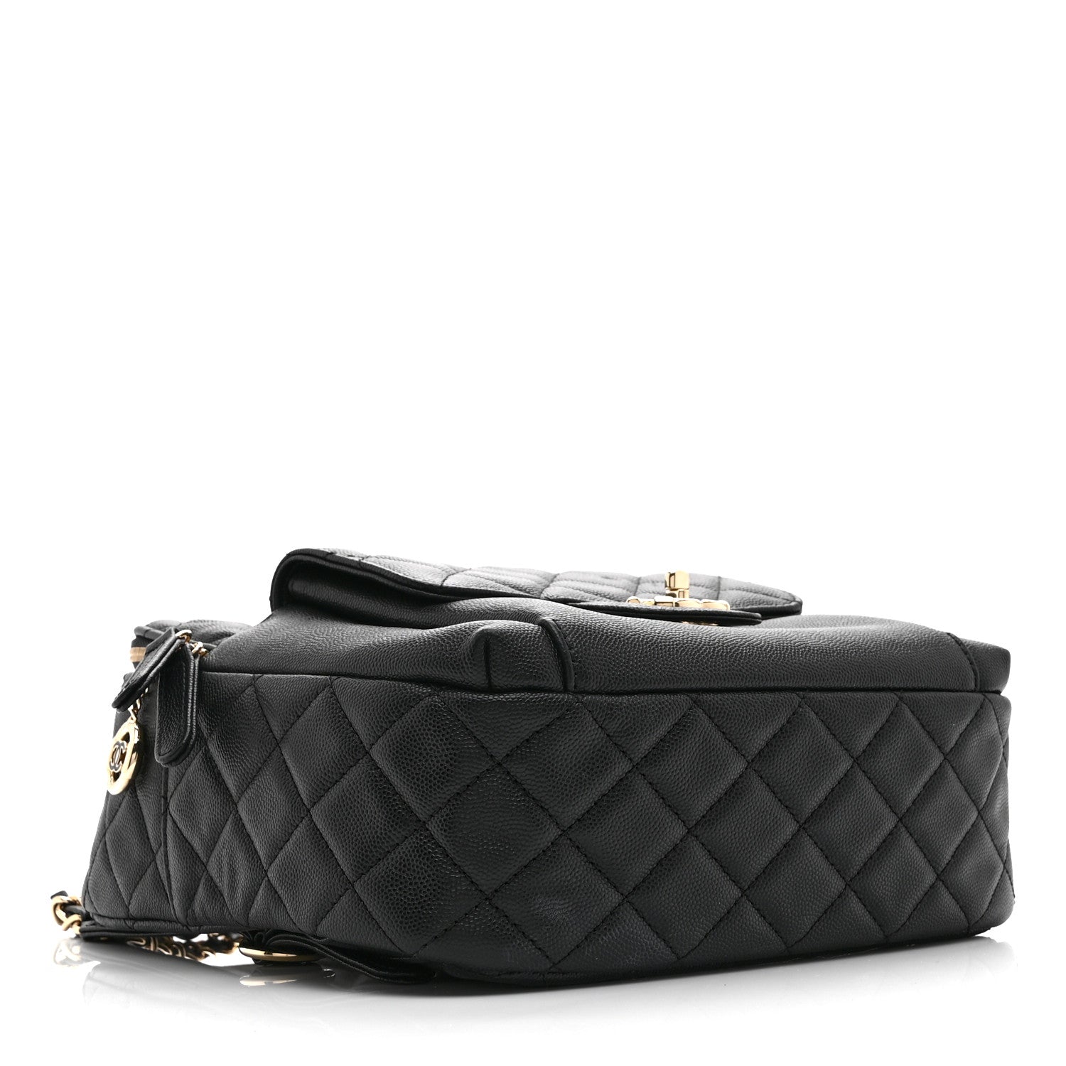 Chanel Caviar Quilted Large CC Day Backpack Black 4 of 10