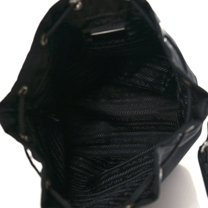 Prada Saffiano Tessuto Nylon Vela Bucket Wristlet Black 5 of 10