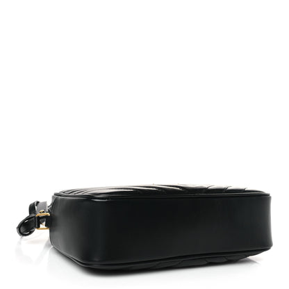 Saint Laurent Calfskin Matelasse Monogram Lou Camera Bag Black 4 of 8