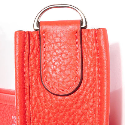 Hermes Taurillon Clemence Evelyne III PM Rose Jaipur 10 of 10