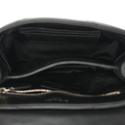 Saint Laurent Calfskin Y Quilted Monogram Toy Loulou Crossbody Bag Black 5 of 10