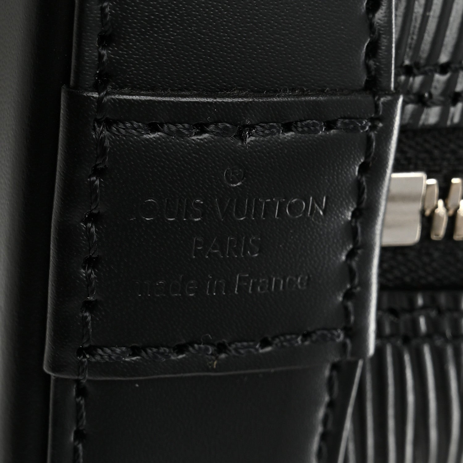 Louis Vuitton Epi Alma BB Black 6 of 10