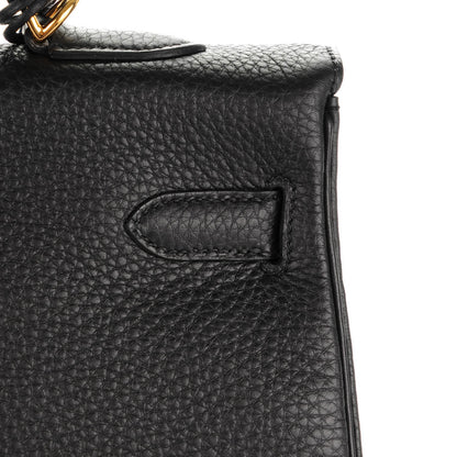 Hermes Togo Kelly Retourne 35 Black 22 of 25