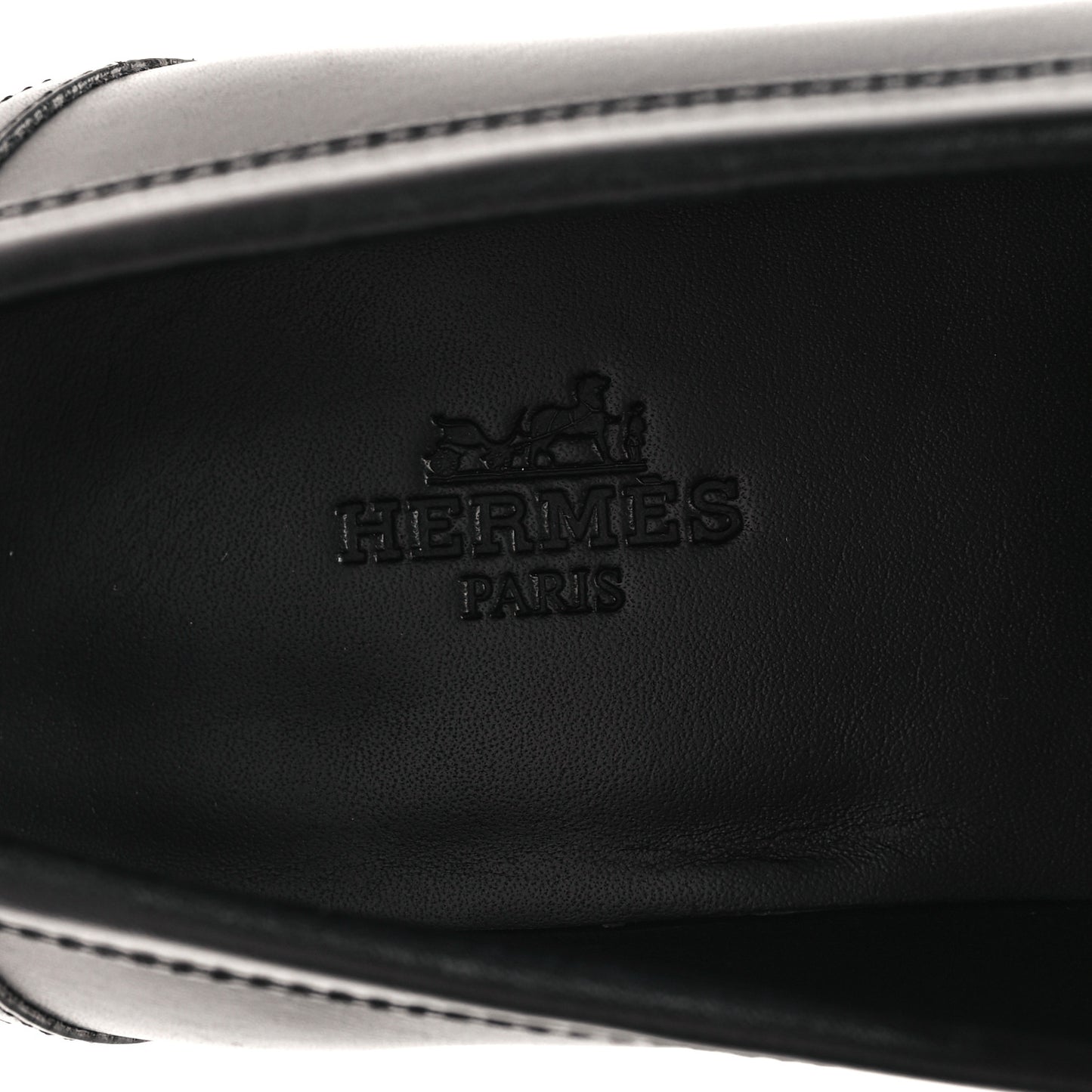Calfskin Womens Hot Loafer 37 Black