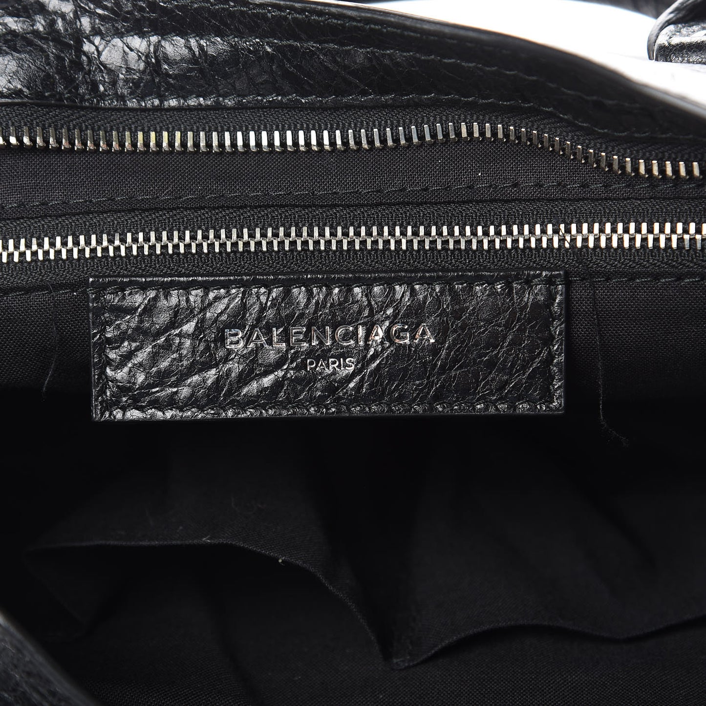 Agneau Classic Silver Hardware S City Black