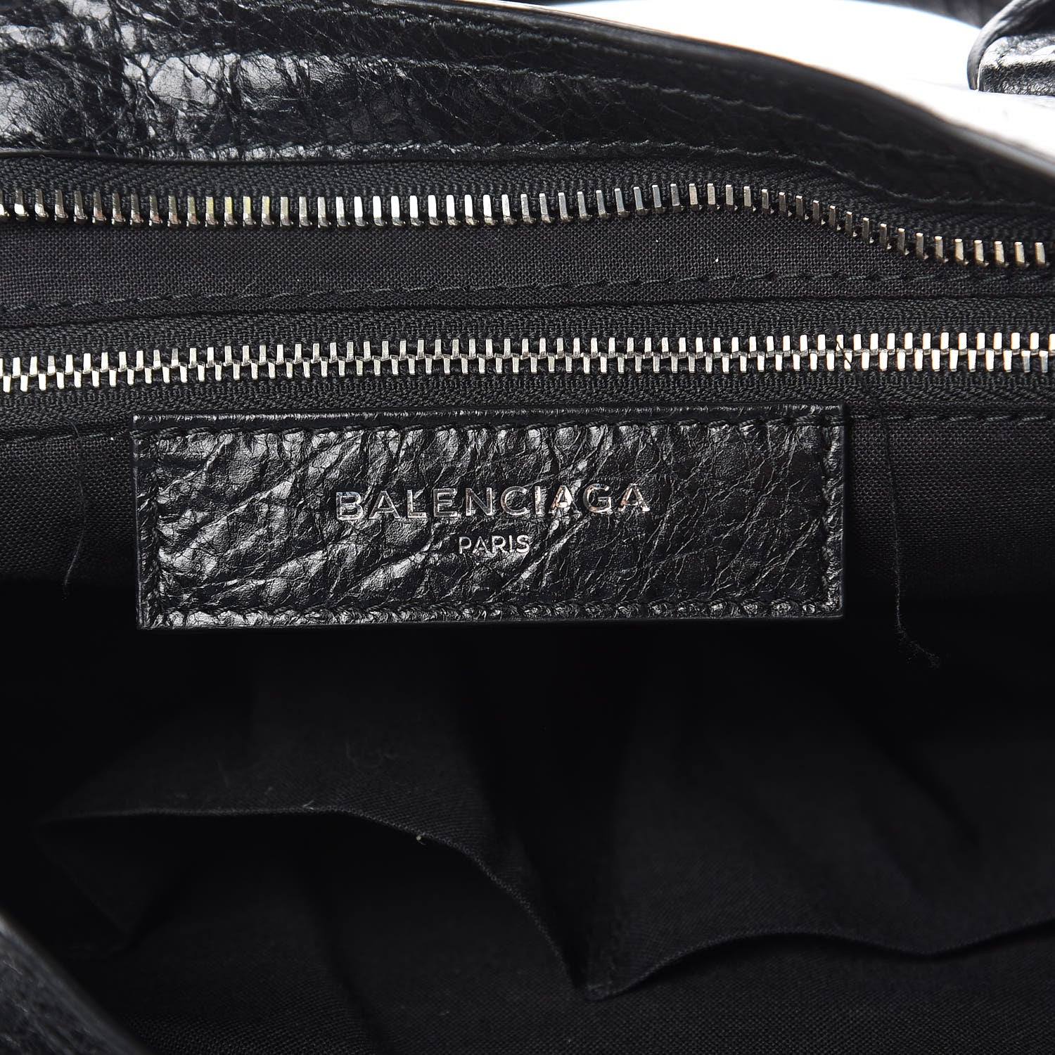Balenciaga Agneau Classic Silver Hardware S City Black 6 of 10