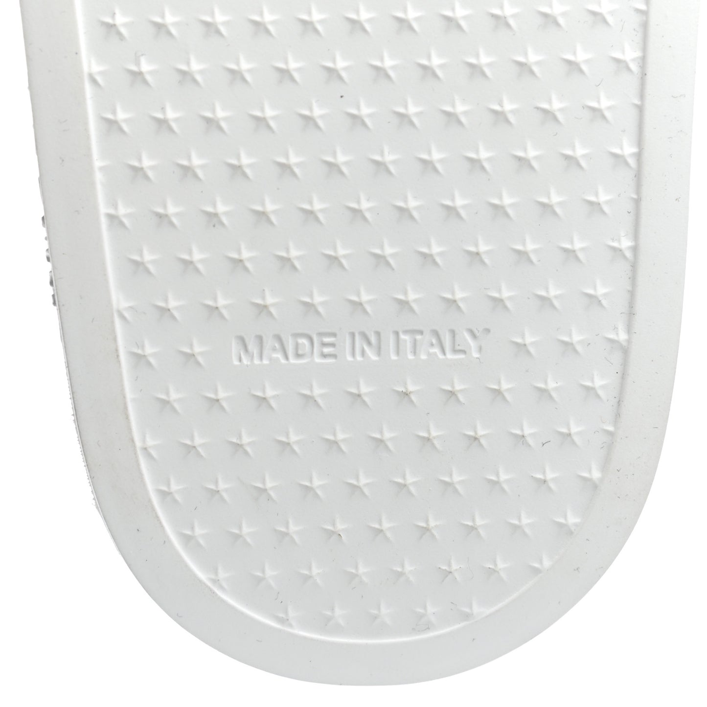 Rubber Logo Pool Slide Sandals 40 White