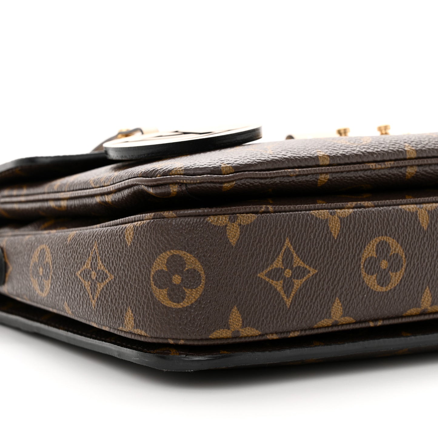 Monogram Braided Pochette Metis Creme Beige