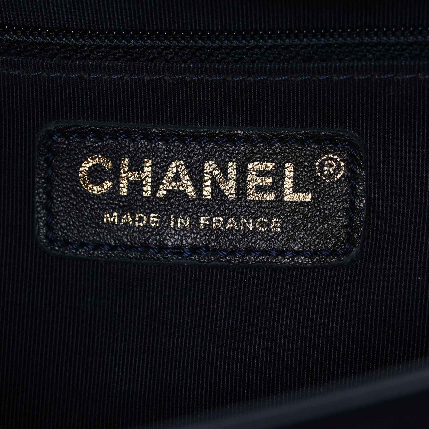 Chanel Lambskin Quilted New Medium Boy Flap Dark Navy Blue 6 of 11
