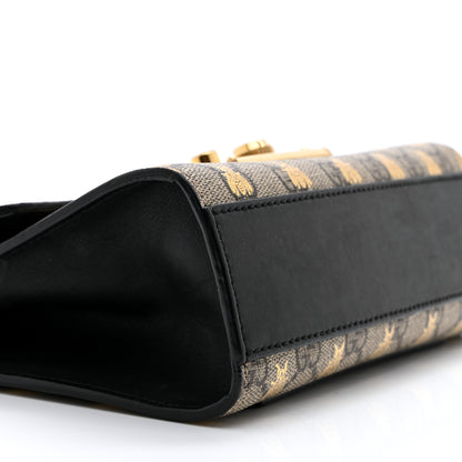 Gucci GG Supreme Monogram Bees Small Padlock Shoulder Bag Black 10 of 11