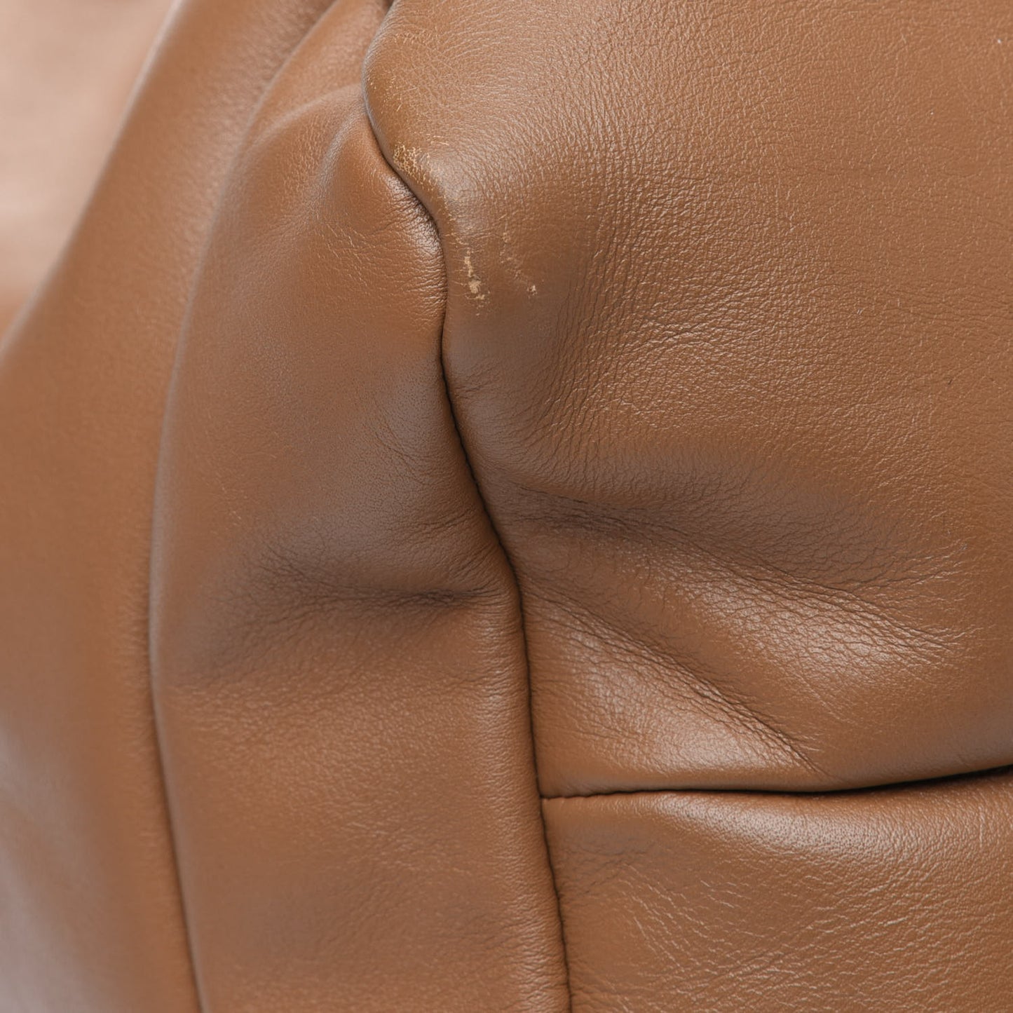 Smooth Butter Calfskin Large The Shoulder Pouch Cammello