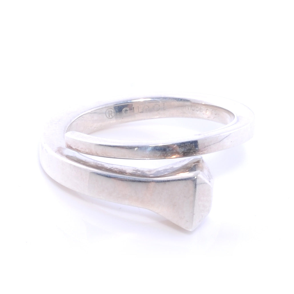 Sterling Silver Chiodo Nail Ring 6.75
